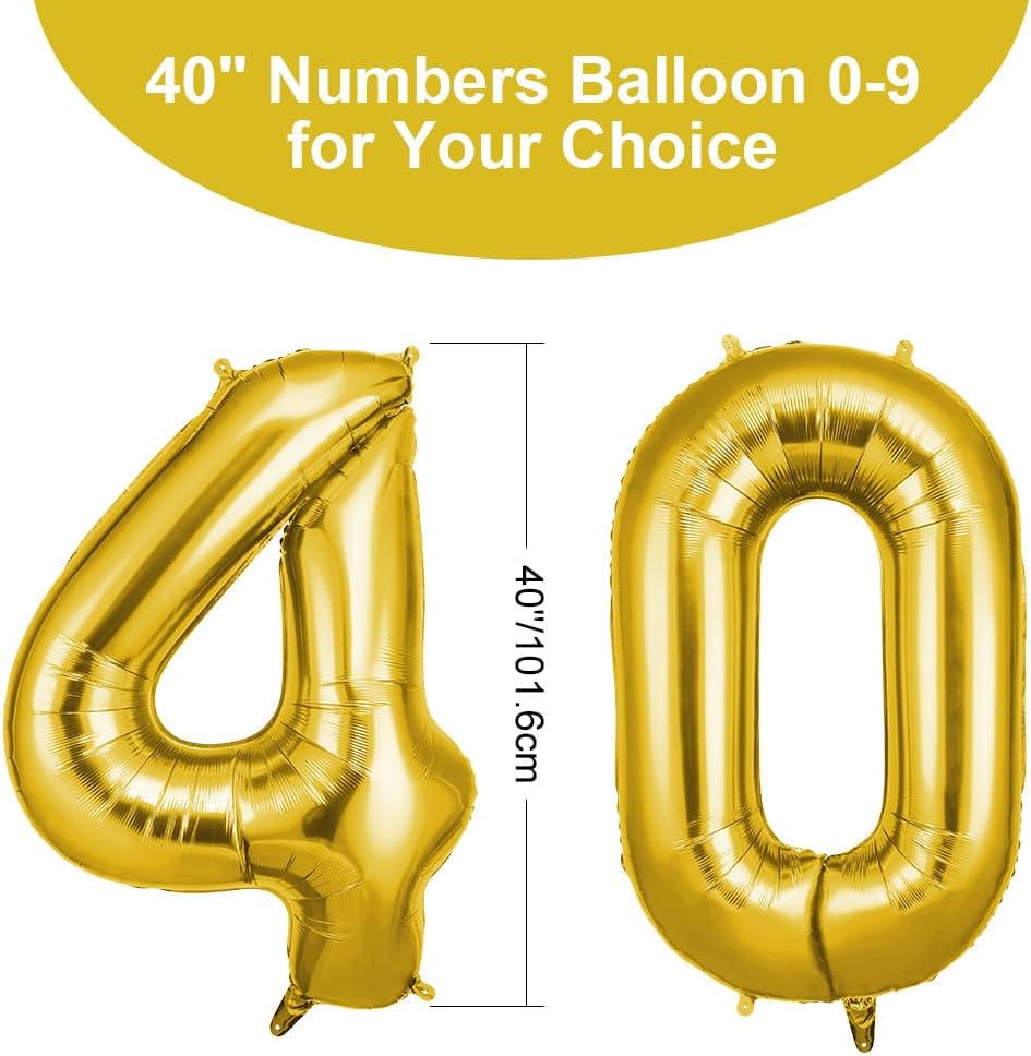 Thumbnail 1 de OFFCUP 40 Inch Number 40 Balloon