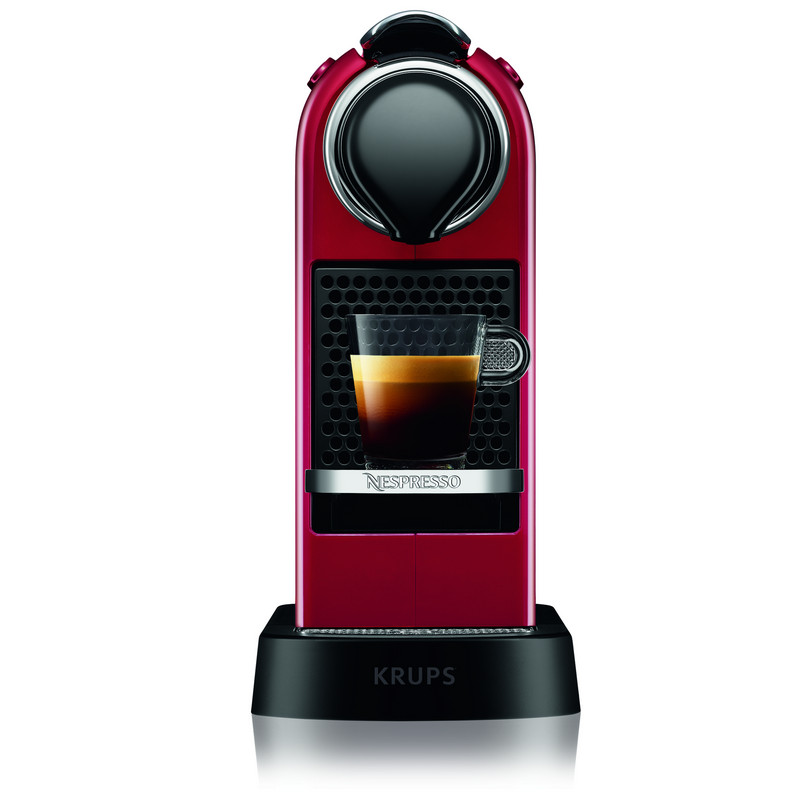 Detalle de Krups CitiZ Cafetera de Cápsulas Roja (Nespresso CitiZ)
