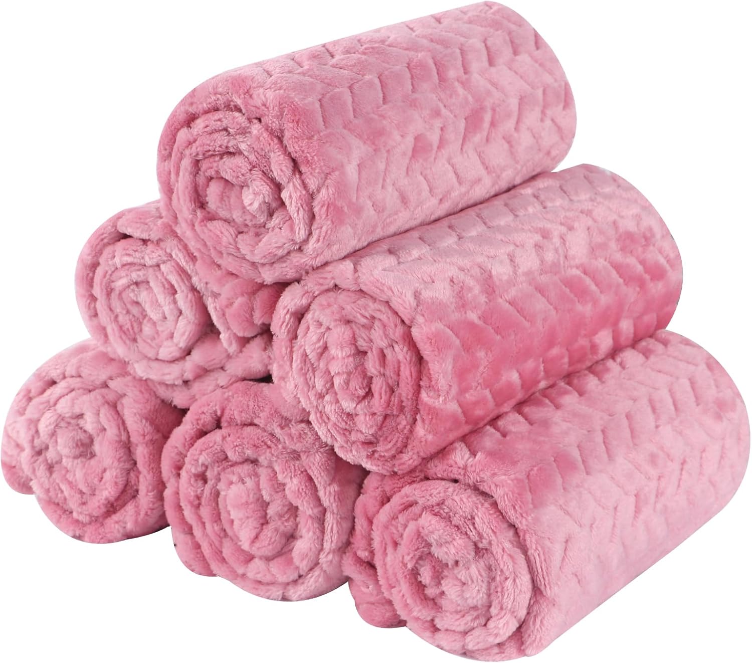 BVAGSS Couverture pour Chien et Chaton (6 pièces, 60x40 cm), flanelle moelleuse lavable – motif oreilles de blé