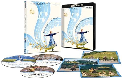Detalle de Sonrisas y Lagrimas Edición 60 Aniversario (The Sound of Music) — 4K UHD + Blu-ray con Extras y 3 postales