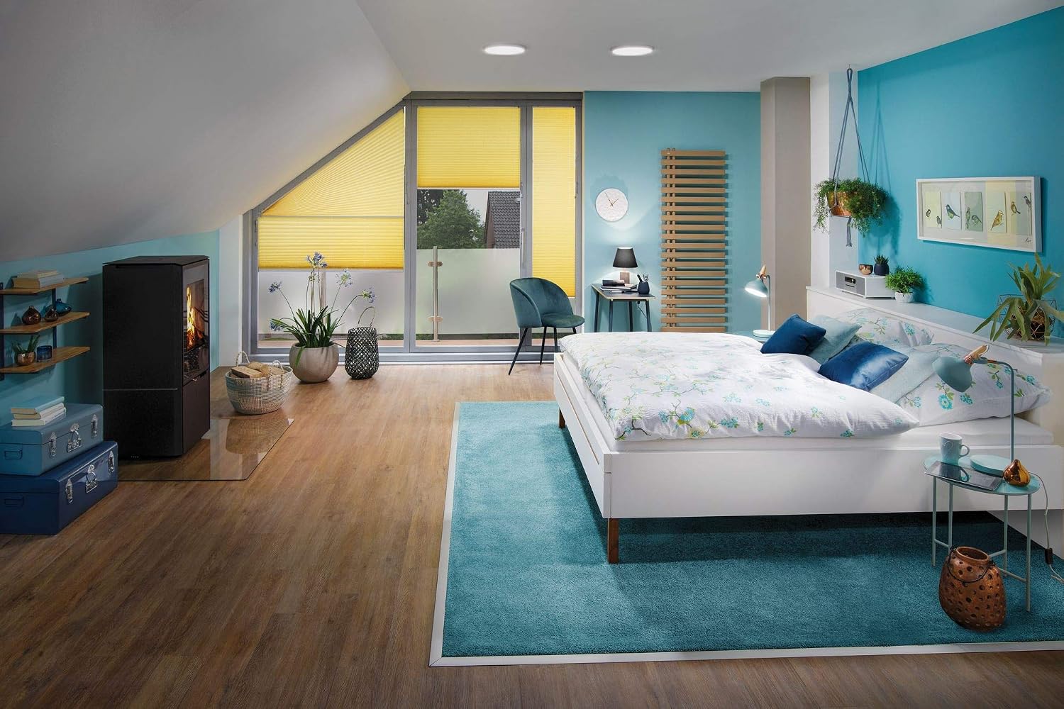 Detalle de Paulmann Atria 708.72 – okrągły panel LED 22 W, 2700 K, różowe złoto