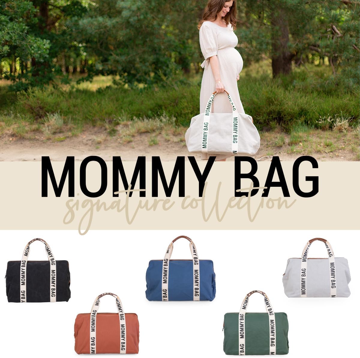 Thumbnail 6 de CHILDHOME Mommy Bag – Sac à langer grand contenance avec tapis à langer et poche isotherme