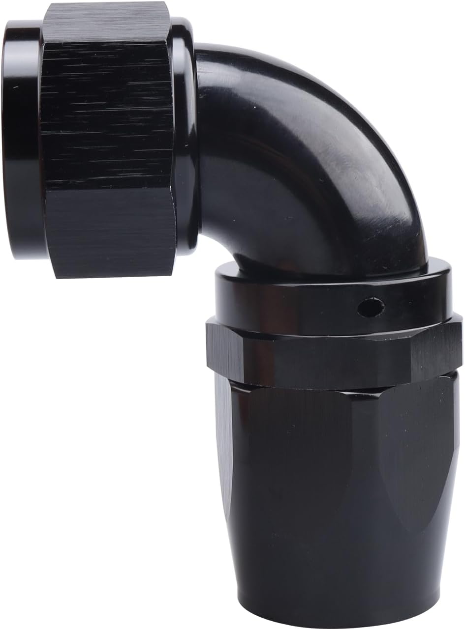 Thumbnail 6 de AC Performance -8 AN 45 Degree Swivel One Piece Full Flow Hose End Fitting, Black Aluminum