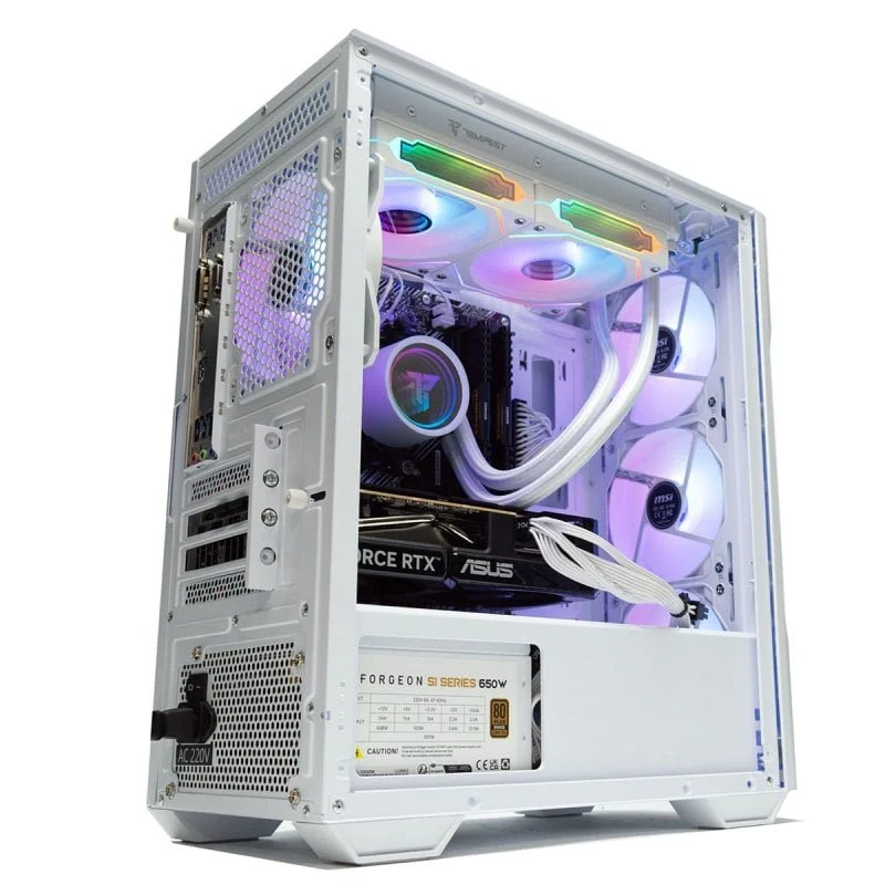 Detalle de PcCom Ready AMD Ryzen 7 5800X - 32GB RAM, 1TB SSD y RTX 5060 V2 en blanco