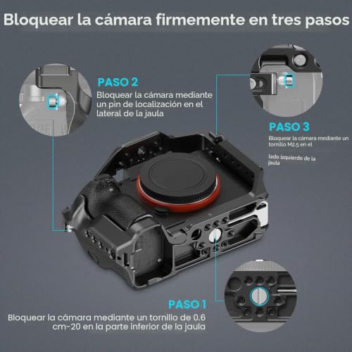 Detalle de (Nueva Versión) SMALLRIG A7RIII / A7III / A7M3 Cage para Sony A7 III / A7R III