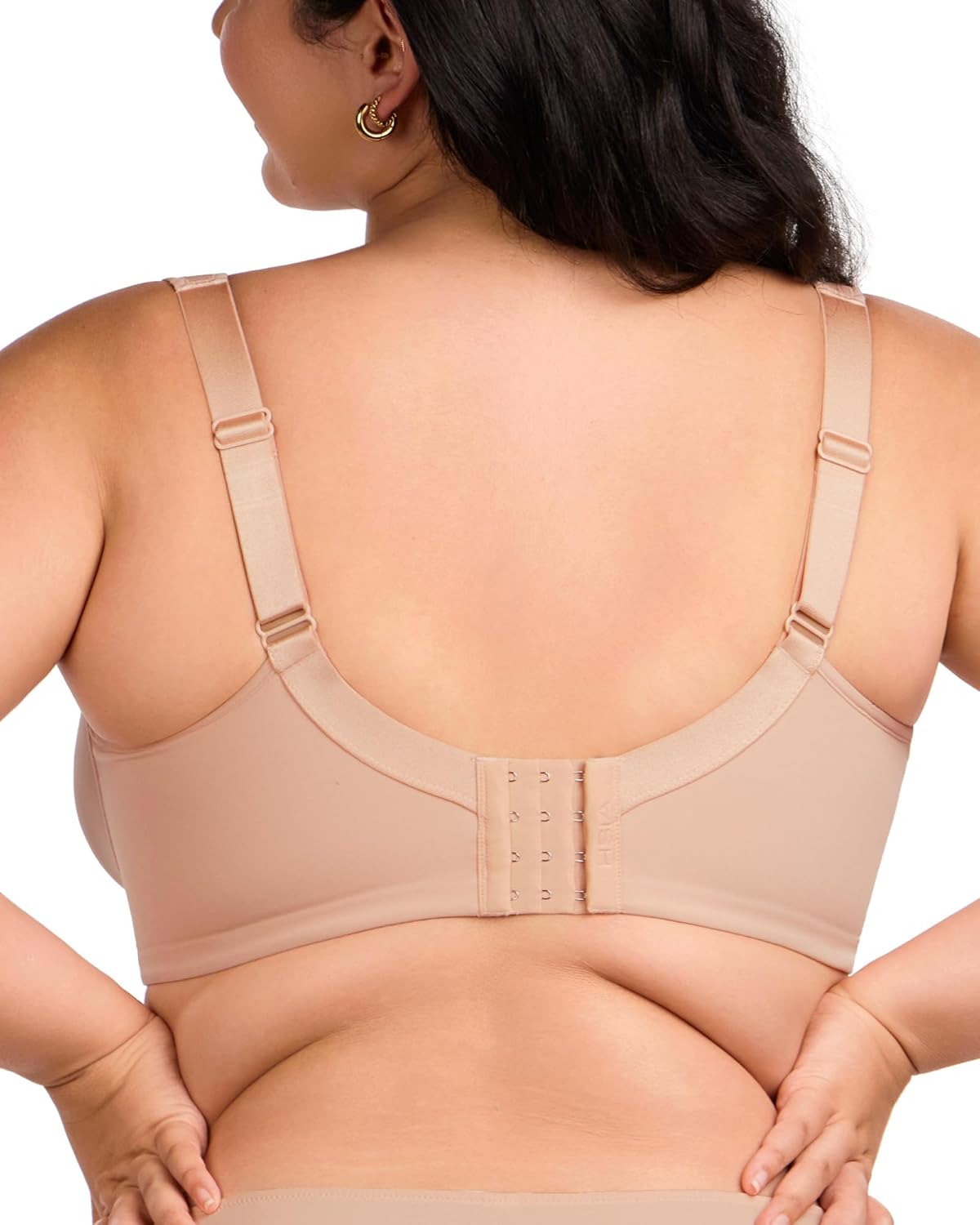 Thumbnail 4 de HSIA Minimizer Full Coverage Plus Size Unlined Underwire Smooth Bra (Joan Ultimate Soft)