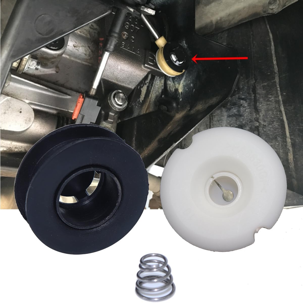 Detalle de ATXYZOO Gear Linkage End Repair Kit for Ford Transit MK7 2.2 TDCi and Volvo V40/V40 Cross Country (Shifter Cable End)