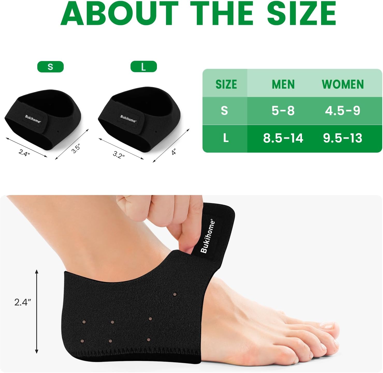 Thumbnail 4 de Bukihome Heel Cups Small UK 4-7
