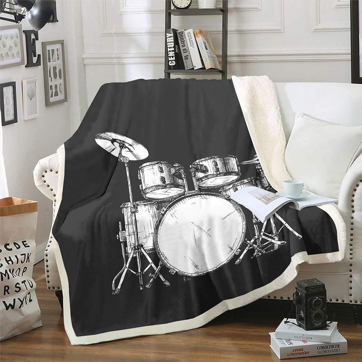 Thumbnail 4 de Homemissing Autos Decke 150 x 200 cm – Pfeil Kuscheldecke aus Mikrofaser mit Sherpa-Innenseite