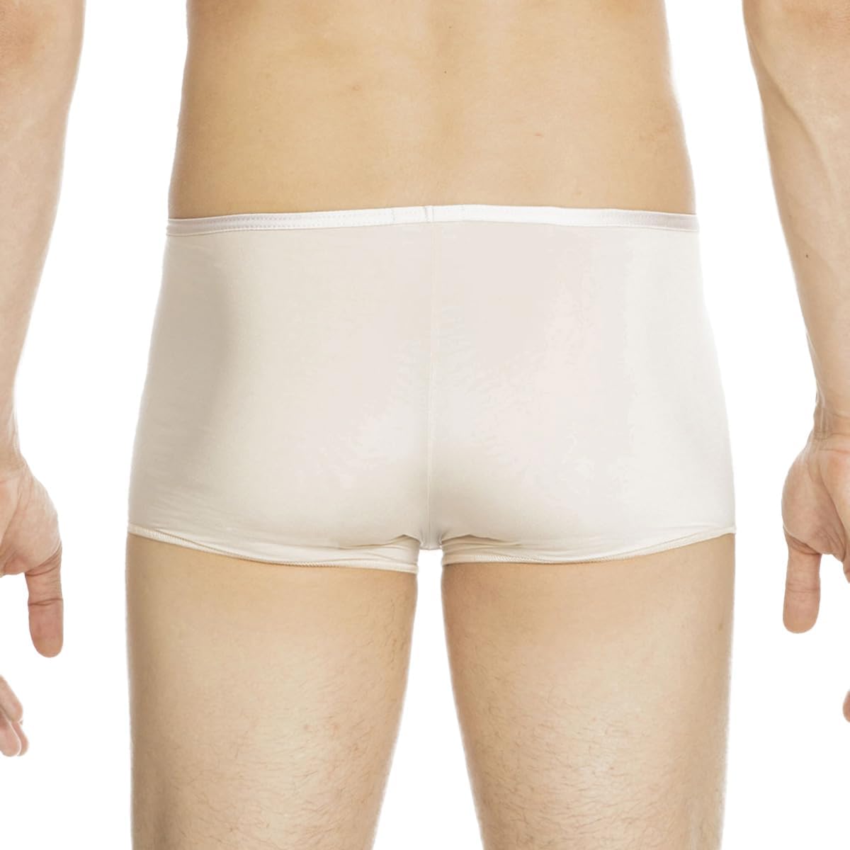 Thumbnail 1 de Hom Shorty Plumes (Blanc) – Maillot de bain homme en microfibre légère et invisible