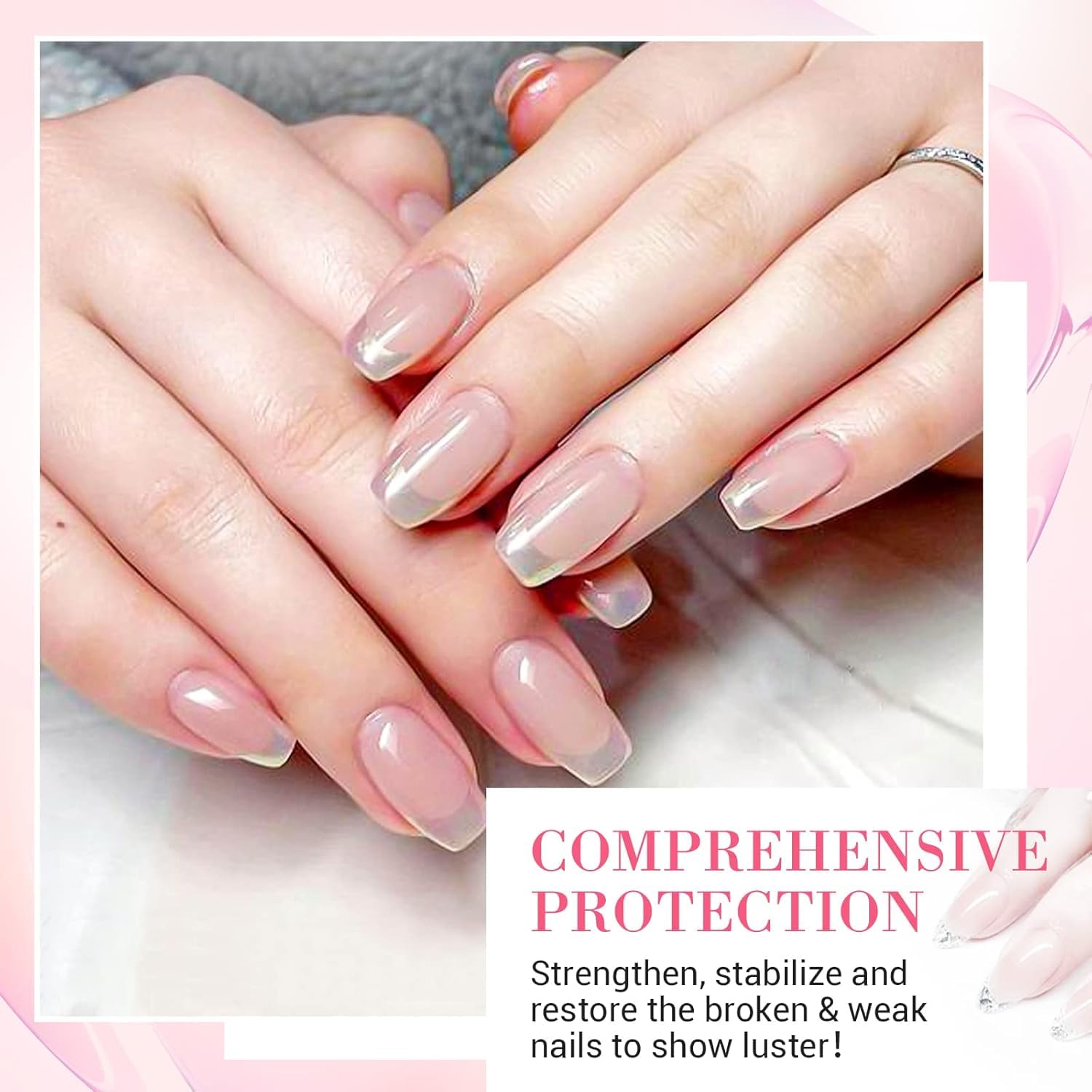 Thumbnail 2 de AzureBeauty Nail Repair Kit Transparent Crystal for Broken Nails