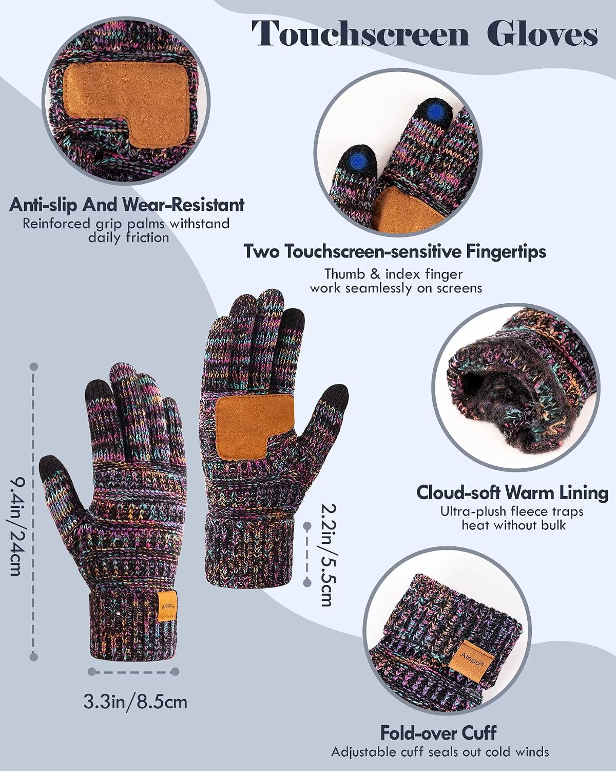 Detalle 2 de Alepo Winter Beanie Set 71 in 🧣