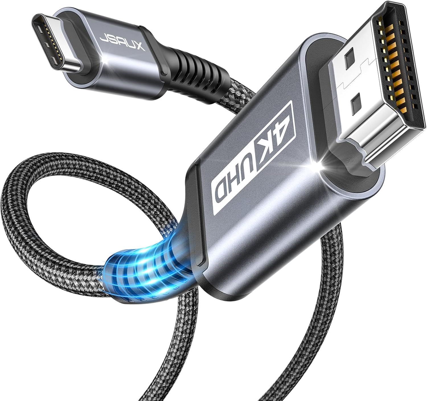 Detalle de JSAUX USB C auf HDMI Kabel 4K@60Hz 2M