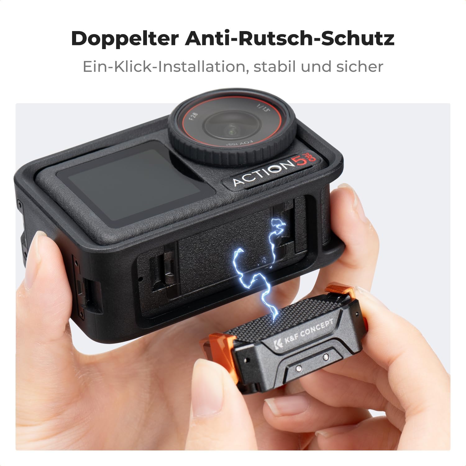 Detalle de K&F CONCEPT Magnethalterung für Osmo Action