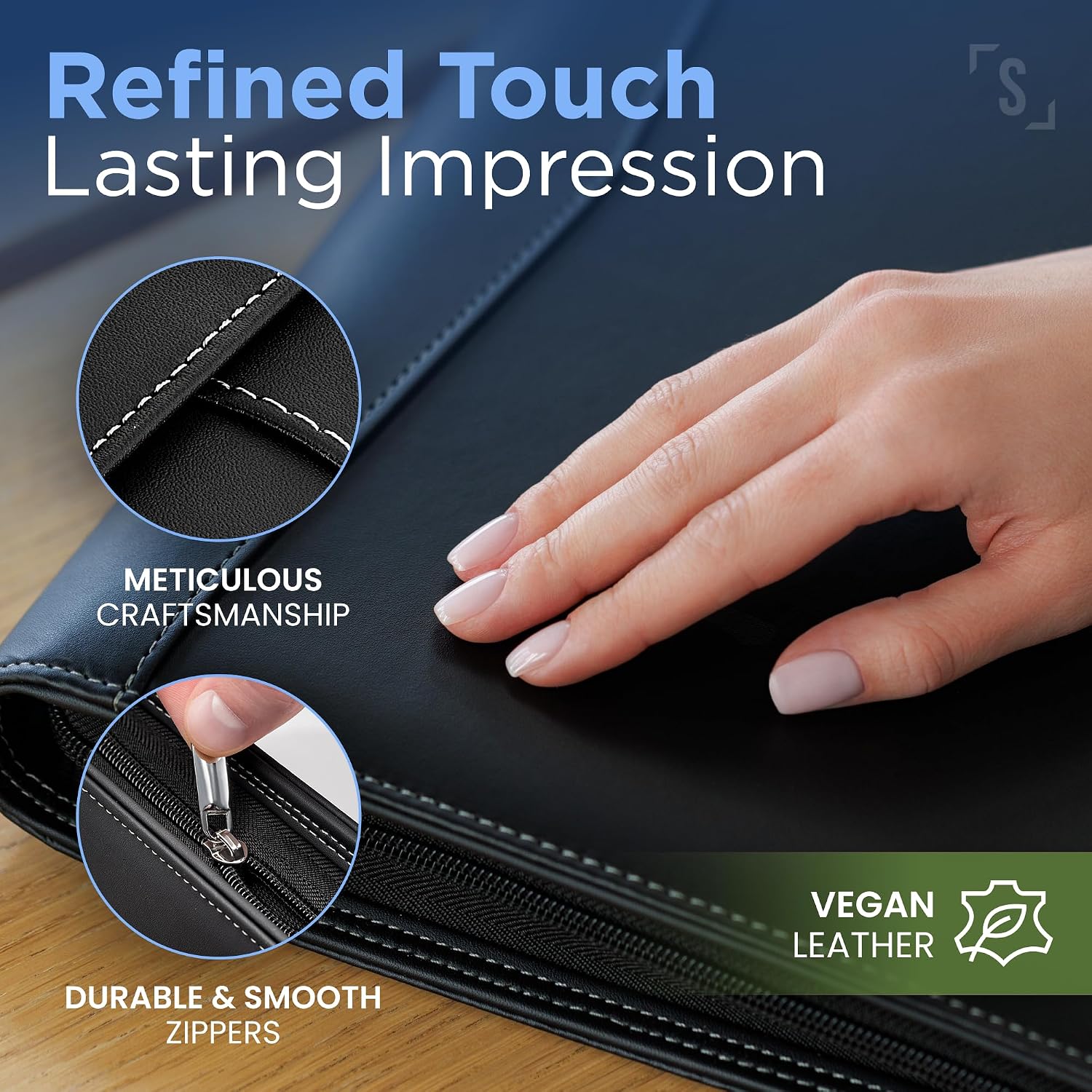 Thumbnail 3 de STYLIO Faux Leather Portfolio