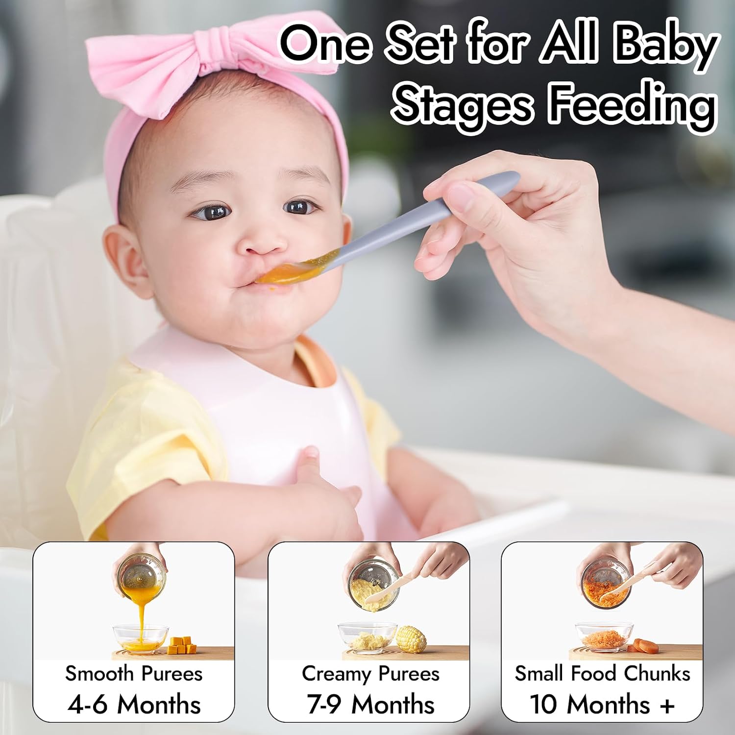 Detalle de NCVI Mini Baby Food Maker with 8 blades