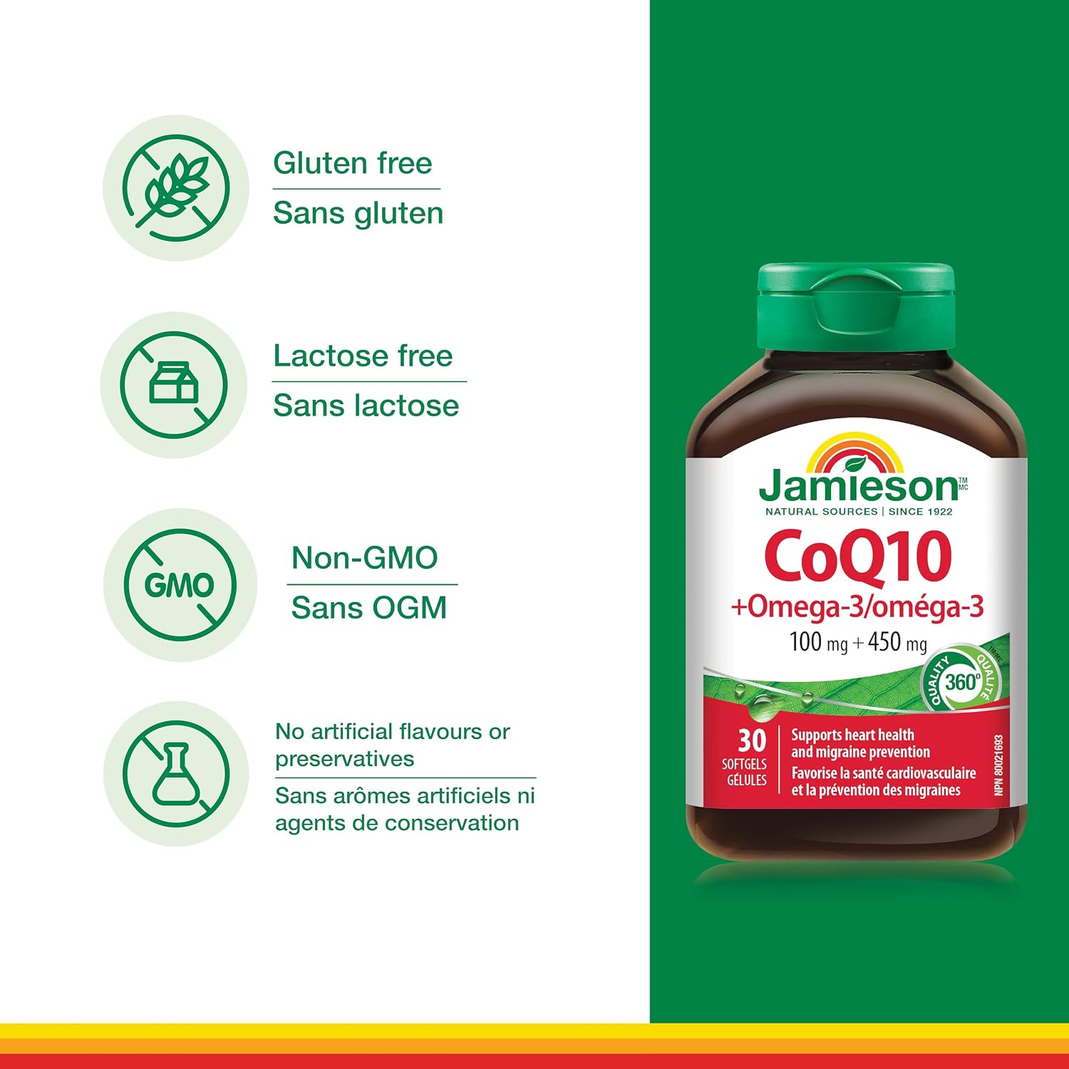 Detalle 2 de Jamieson CoQ10 supplement 100 mg