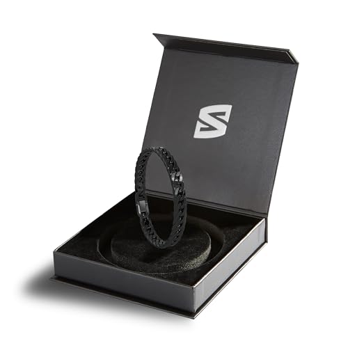Detalle 2 de SERASAR Pulsera Hombres Negra 8 mm