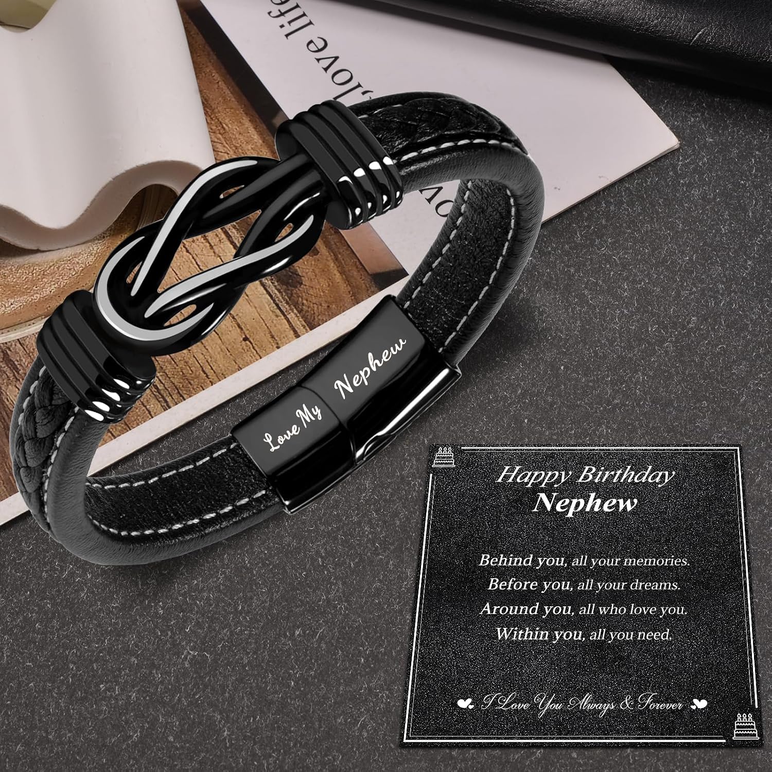 Thumbnail 4 de CheersLife Personalized Knot Bracelet 8.5in
