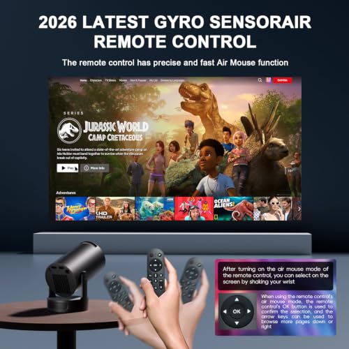Thumbnail 6 de Wowlink W210 – Vidéoprojecteur avec WiFi 6 et Bluetooth, Apps intégrées