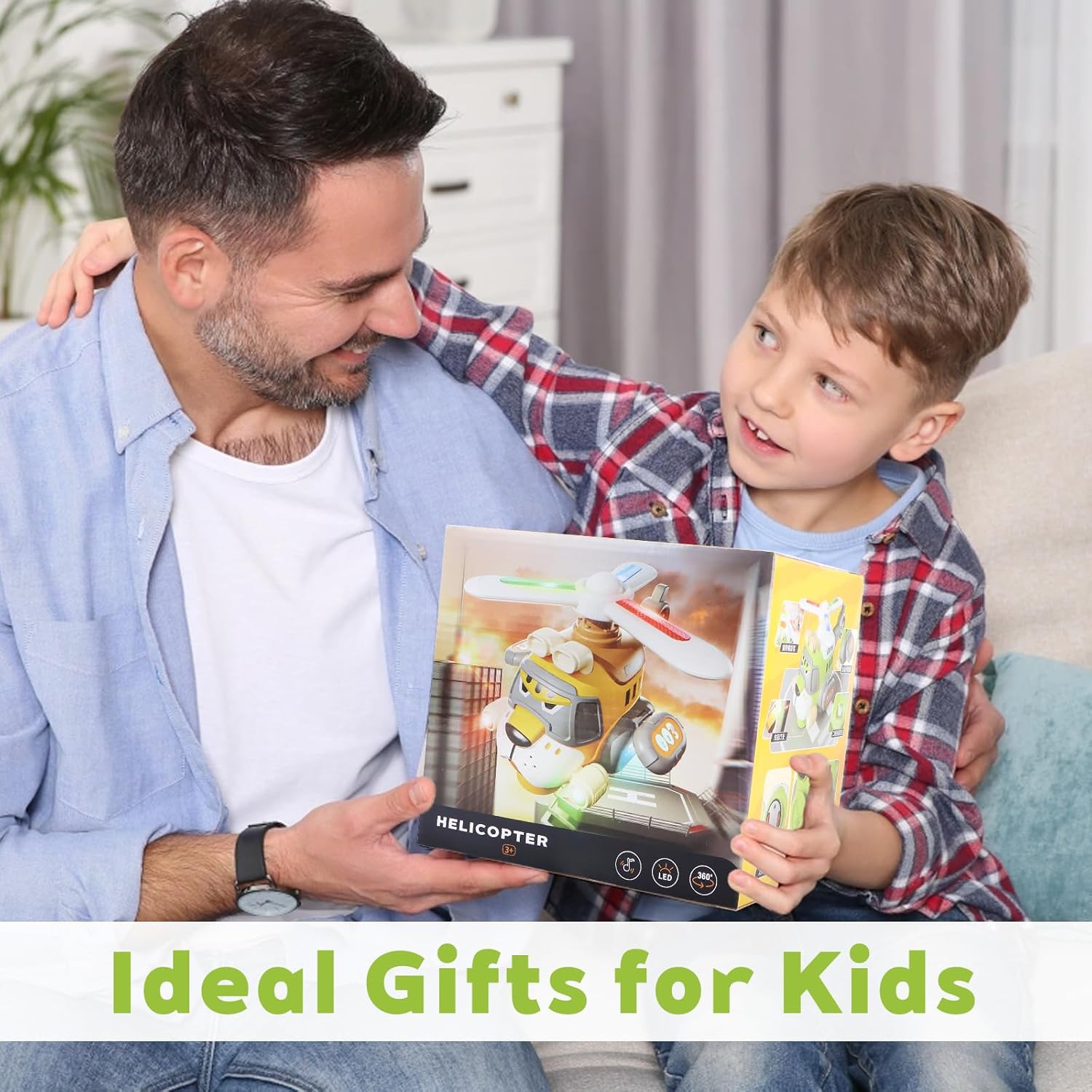 Thumbnail 6 de victob Helicopter Toy for Kids with Lights & Sounds