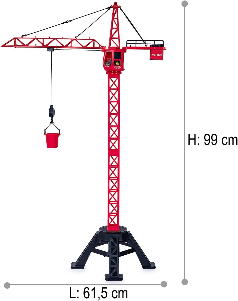 Detalle de Jamara Kutter XL 99 IR 406321 – żuraw wieżowy 99 cm z pilotem i LED