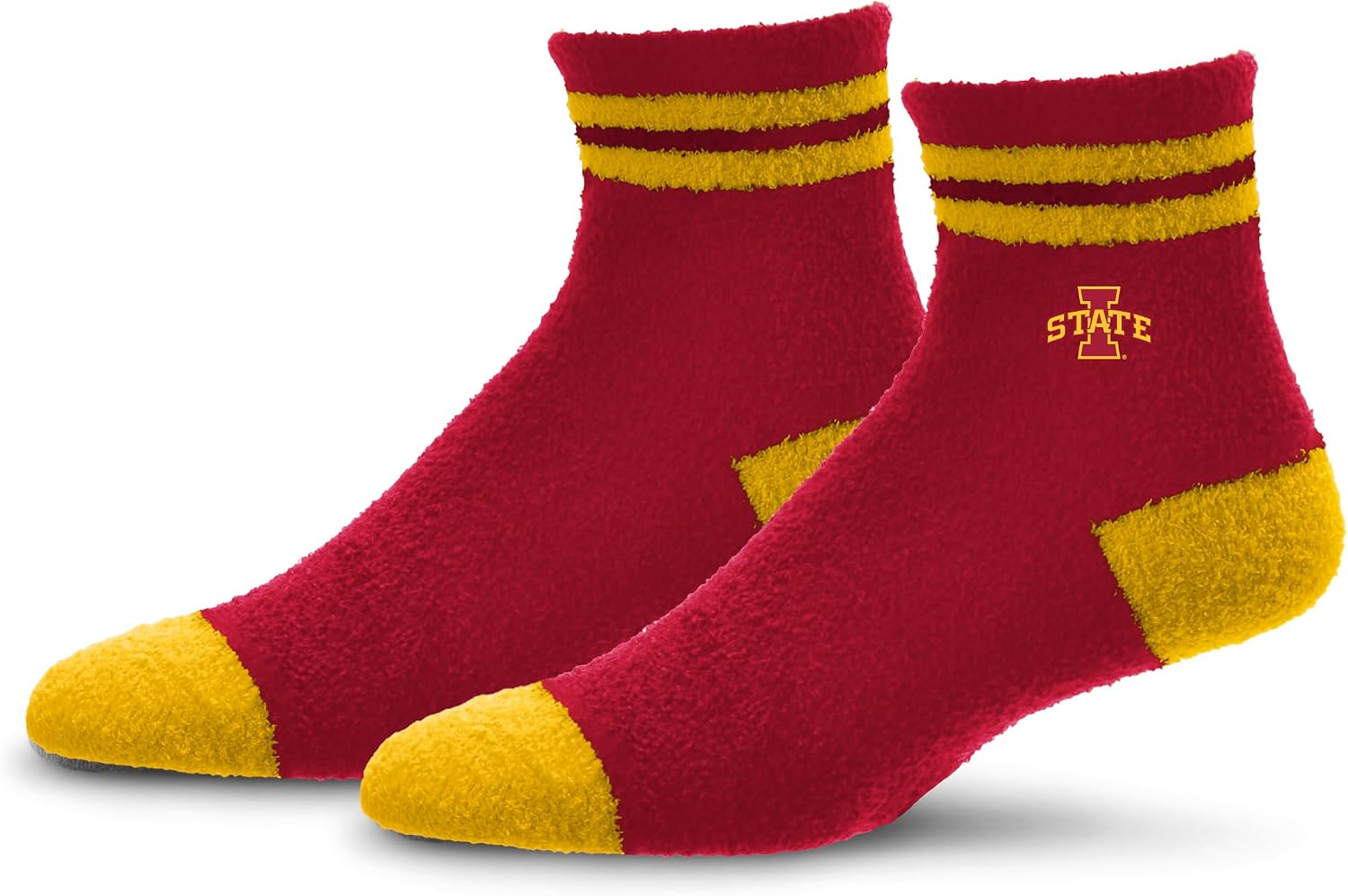 Thumbnail 6 de For Bare Feet Unisex Kids’ Cozy Two Stripe NCAA Indiana Hoosiers Youth Socks