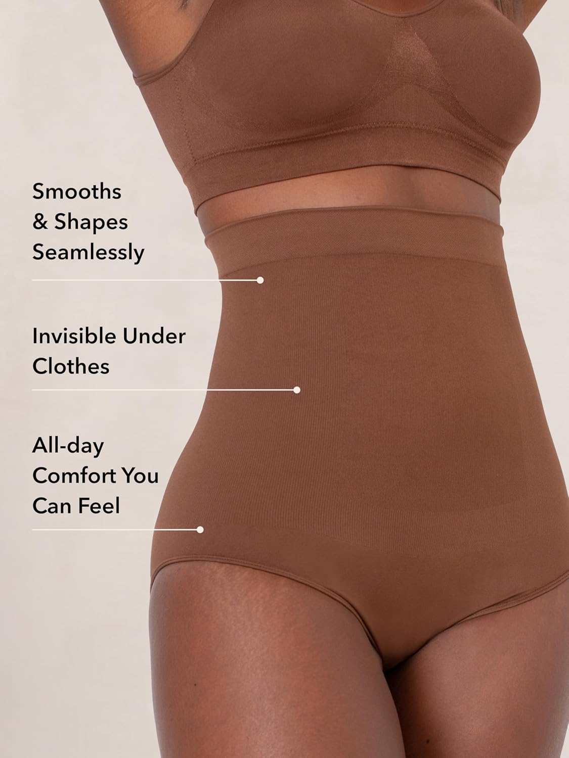Detalle de SHAPERMINT Body Shaper Panties for Women, Tummy Control Shapewear