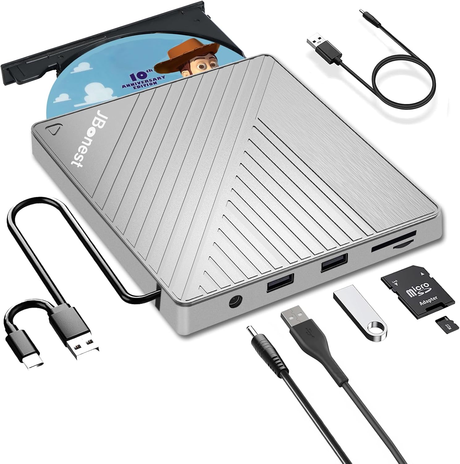 Detalle de Externes CD DVD Laufwerk USB 3.0 Typ-C