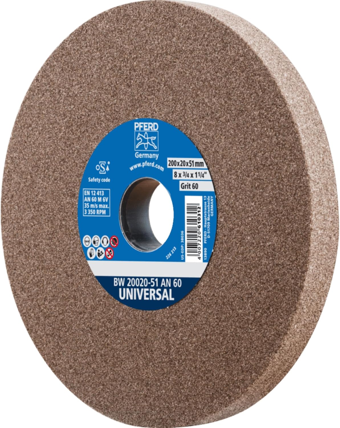 PFERD 39008436 : fourniture de ponçage et de meulage rotatif avec douilles de réduction intégrées