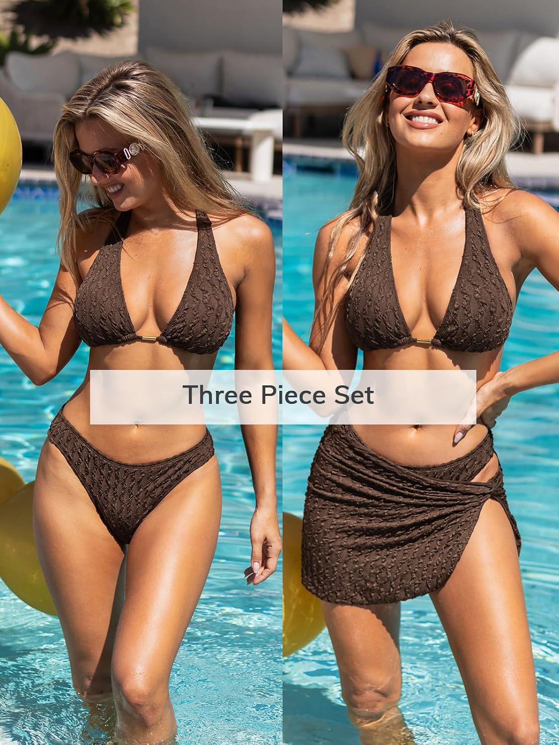 Thumbnail 2 de CUPSHE Bikini da donna tre pezzi