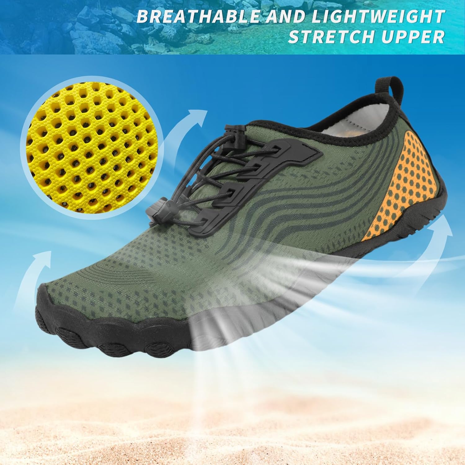Thumbnail 5 de ZHR Water Shoes for Men and Women – Quick-Dry Aqua Socks for Beach, Pool and Watersports