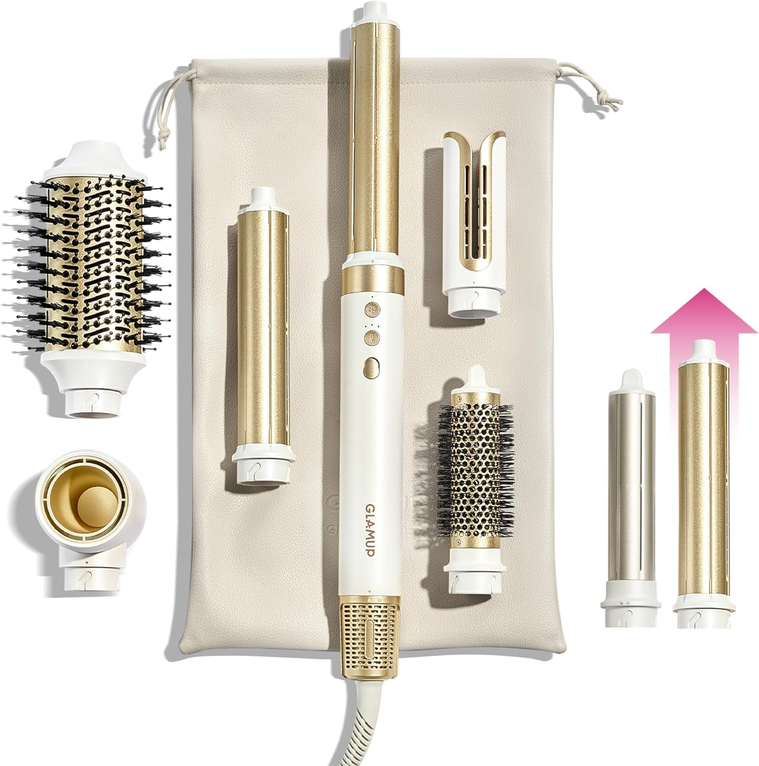 GLAMUP 6 in 1 Hot Air Styler 1400W