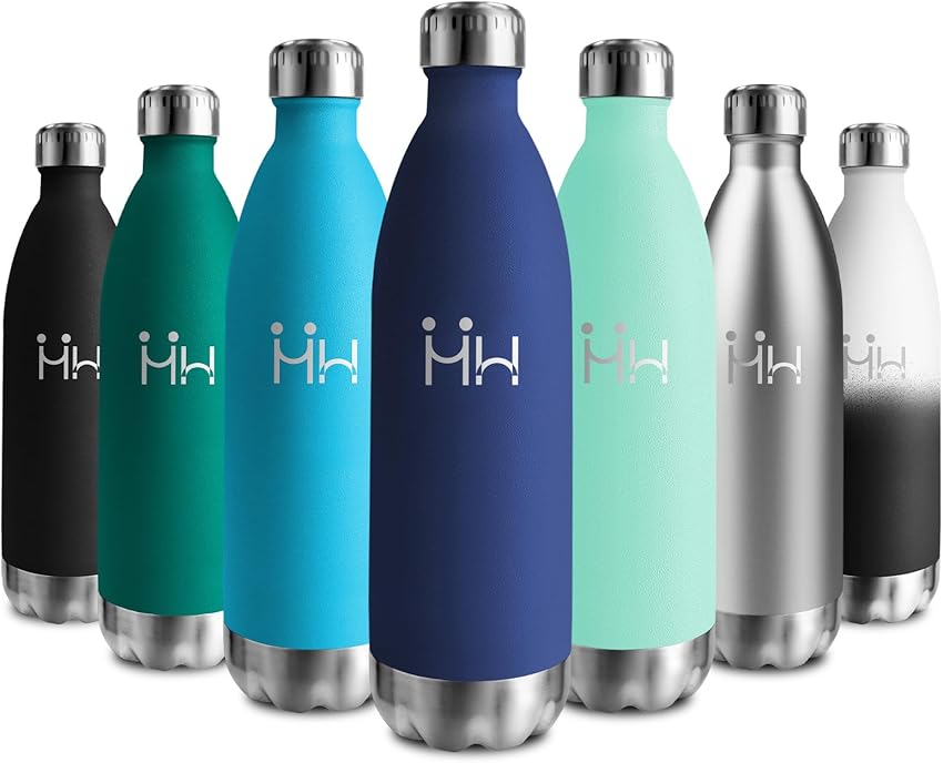 Botella Termica 1L Acero Inoxidable para Agua sin BPA