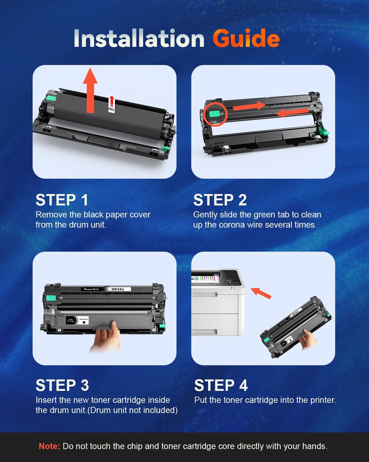 Thumbnail 4 de Skydo DR241CL Tambor Compatible para Brother InkJet (15,000 páginas)