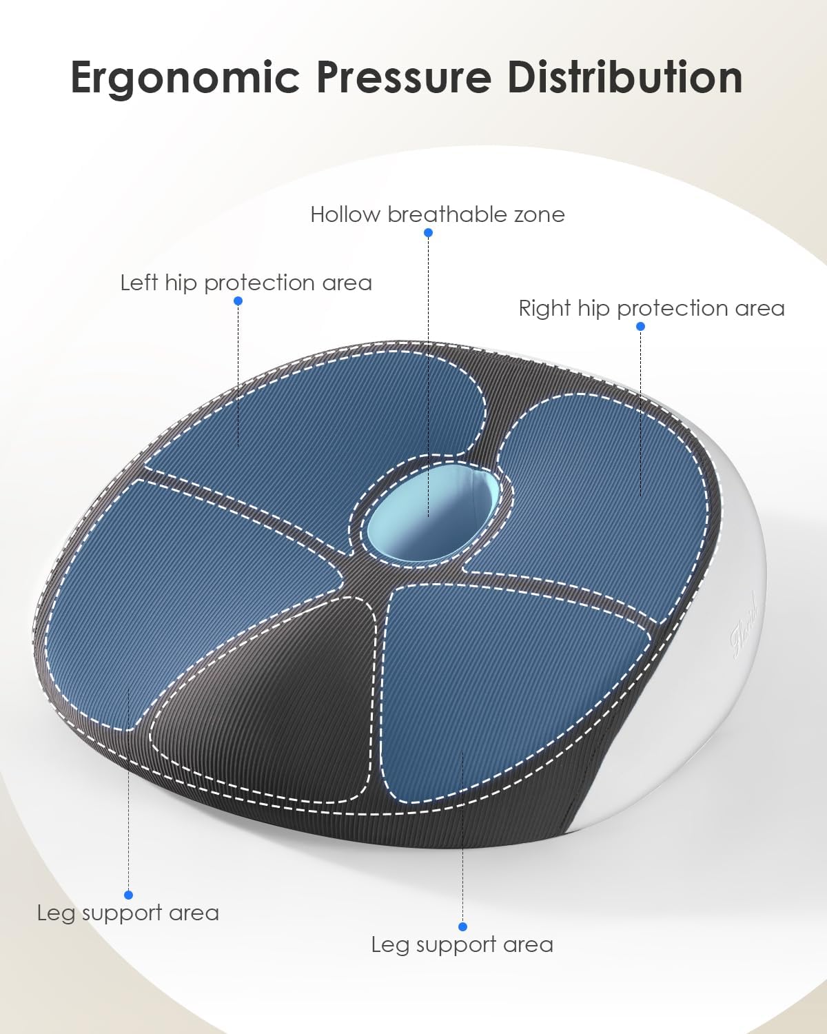 Detalle 1 de FLORICH Seat Cushion, Memory Foam