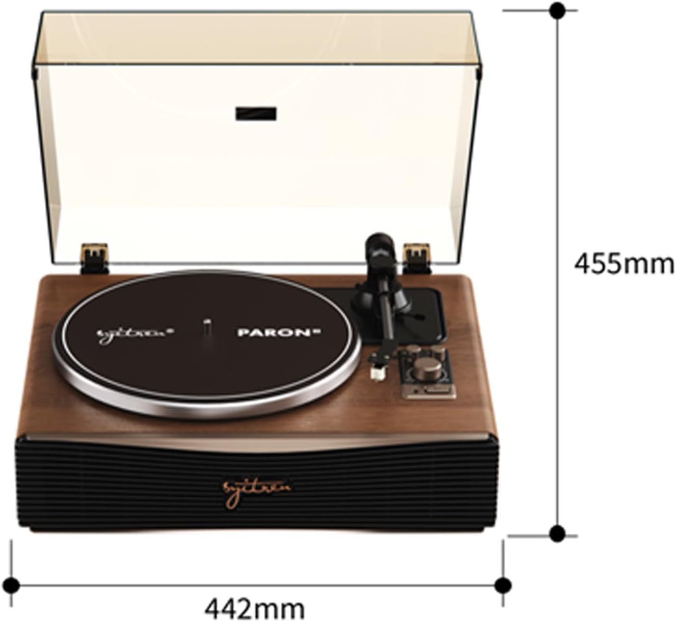Detalle 1 de Syitren Paron Turntable with Bluetooth 33/45 RPM