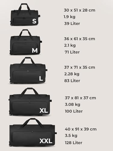 Thumbnail 6 de REDOLZ Große L Trolley-Reisetasche mit Rollen 71 cm, 83 Liter – robust, flexibel und zuverlässig