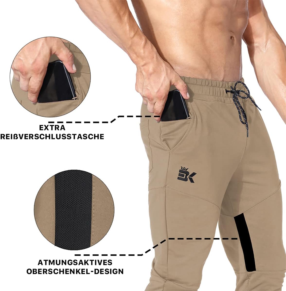 Detalle de BROKIG Jogginghose – Slim Fit Baumwolle
