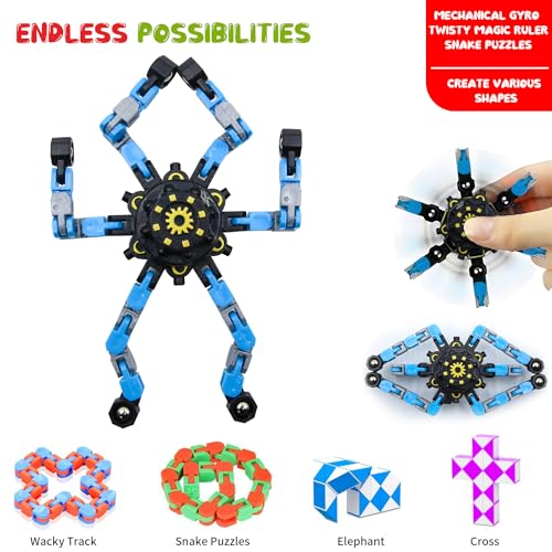 Detalle 2 de JUAUO 50 Pcs Fidget Toy Set: kit sensorial para estrés, autismo y TDAH