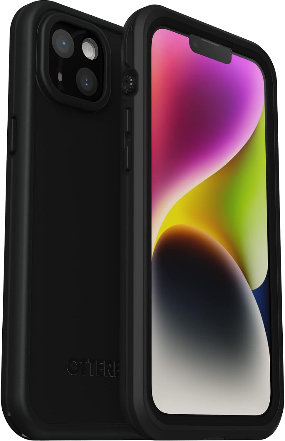 Detalle de OtterBox LifeProof Fre iPhone 14 Plus用ケース 防水・360度全面保護・MagSafe対応 BLACK/BLACK
