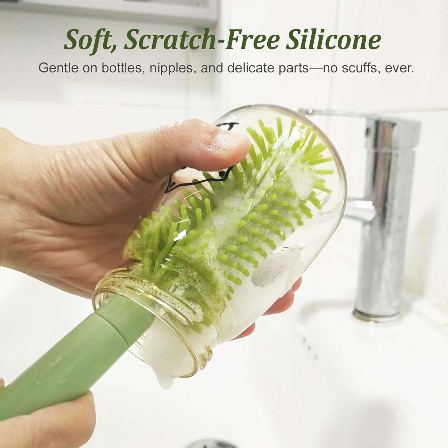 Detalle de Travel Baby Bottle Cleaner Kit 6-in-1