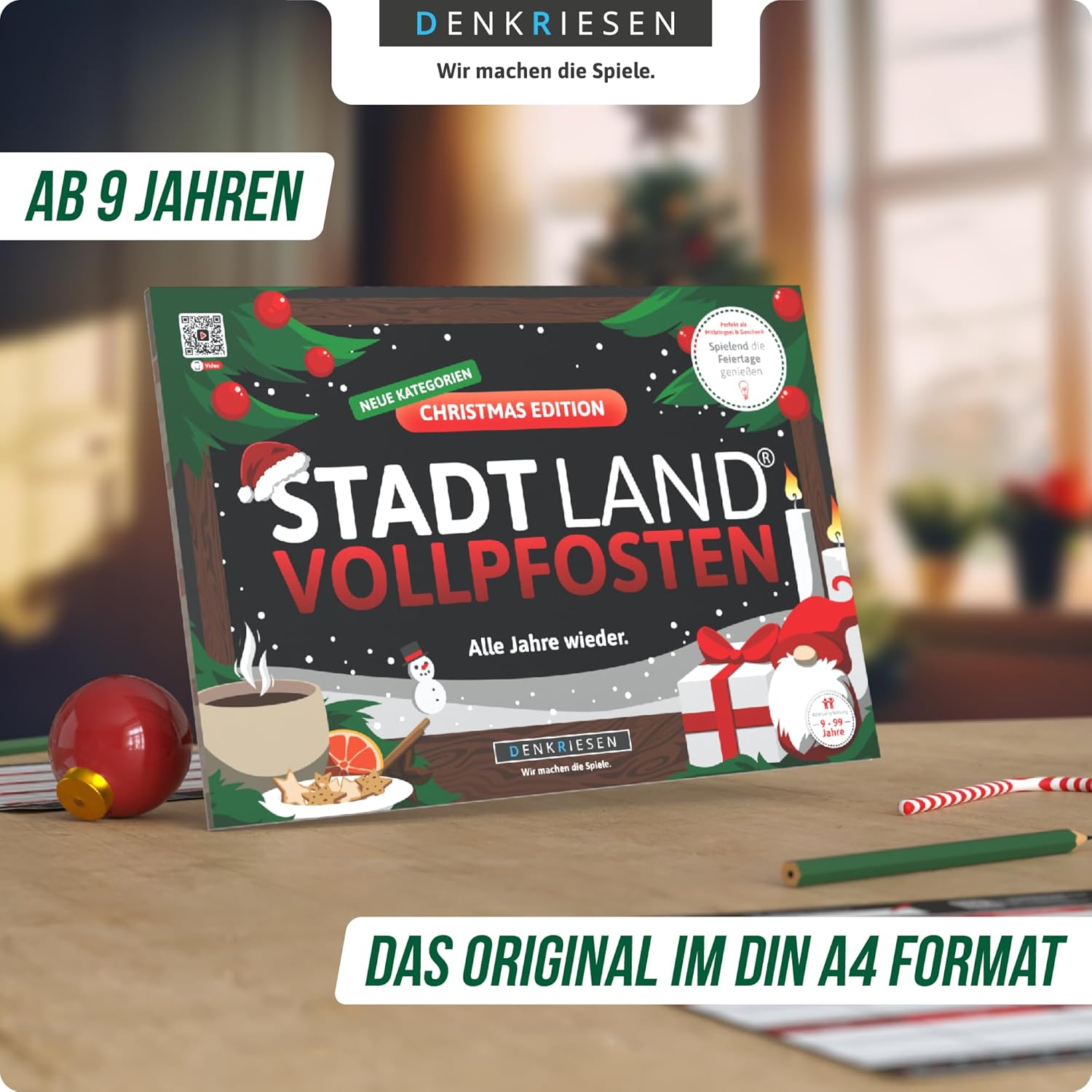 Thumbnail 1 de DENKRIESEN Stadt Land VOLLPFOSTEN® – Christmas Edition (ab 9 Jahren)
