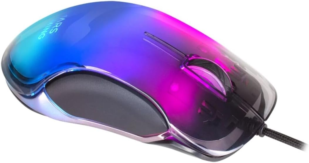 Thumbnail 3 de Mars Gaming MMGLOW spelmus med RGB Chroma-Glow, 12800 DPI och spegelfinish
