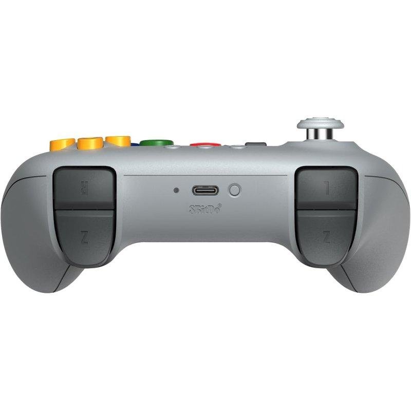 Detalle 2 de Mando inalámbrico 8BitDo 64 Bluetooth Gris clásico: precisión y compatibilidad multiplaforma