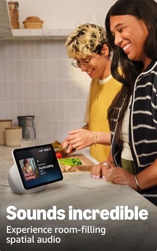 Detalle de Amazon Echo Show 8 (newest model) with Vibrant HD 8.7" display and Omnisense — Graphite