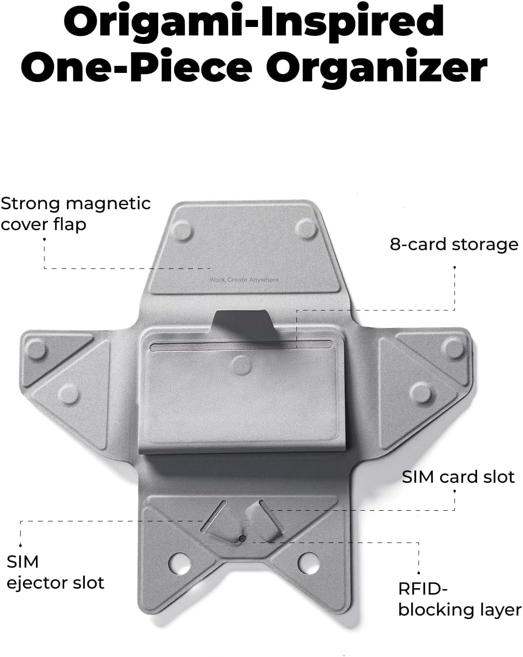 Thumbnail 2 de MOFT MagSafe Wallet 8‑card magnetic phone stand