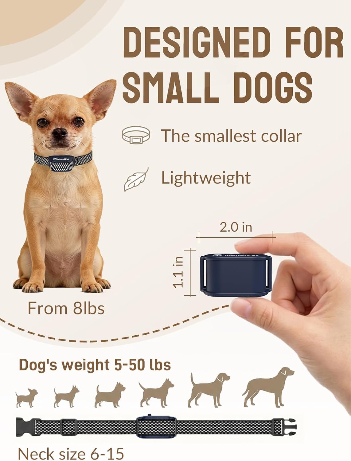 Detalle 2 de MIMOFPET Wireless Dog Fence System 3500 ft