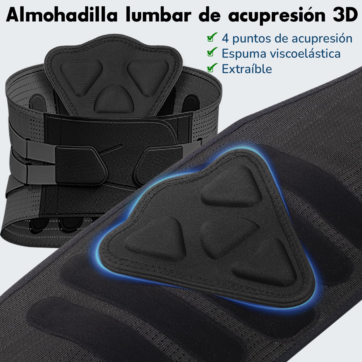 Thumbnail 1 de mezzuno Faja Lumbar XL 8 puntos Compresión