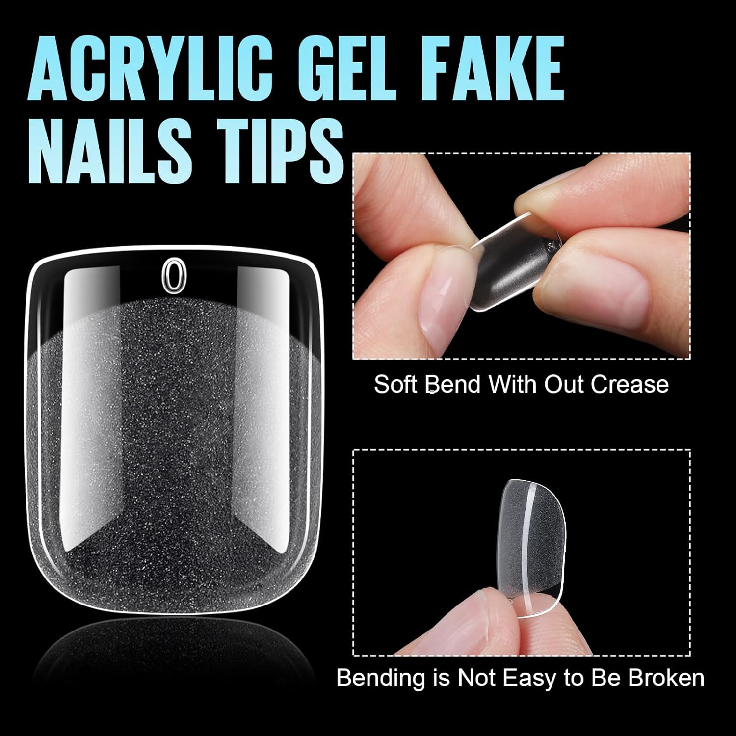 Thumbnail 4 de TOMICCA Short Nail Tips 21-day hold